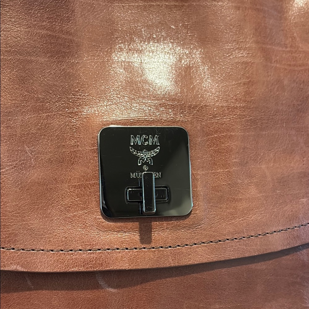 MCM Brown Leather Bag - Picture 3 of 16